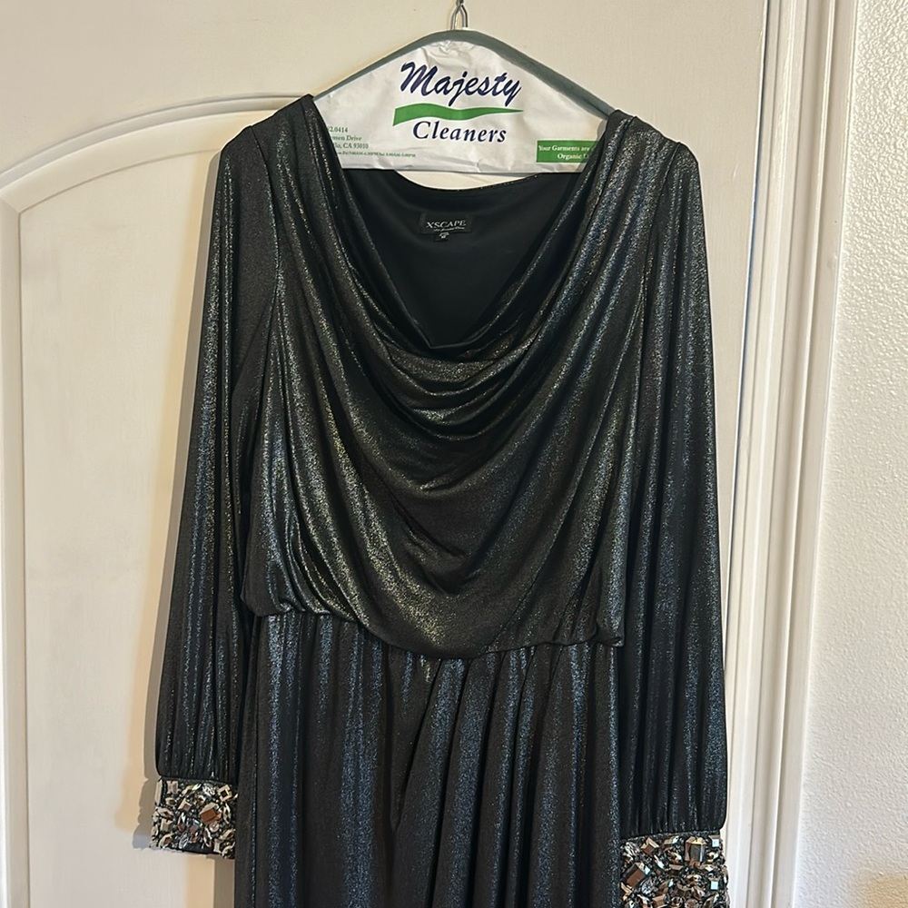 Dark Silver Formal Gown